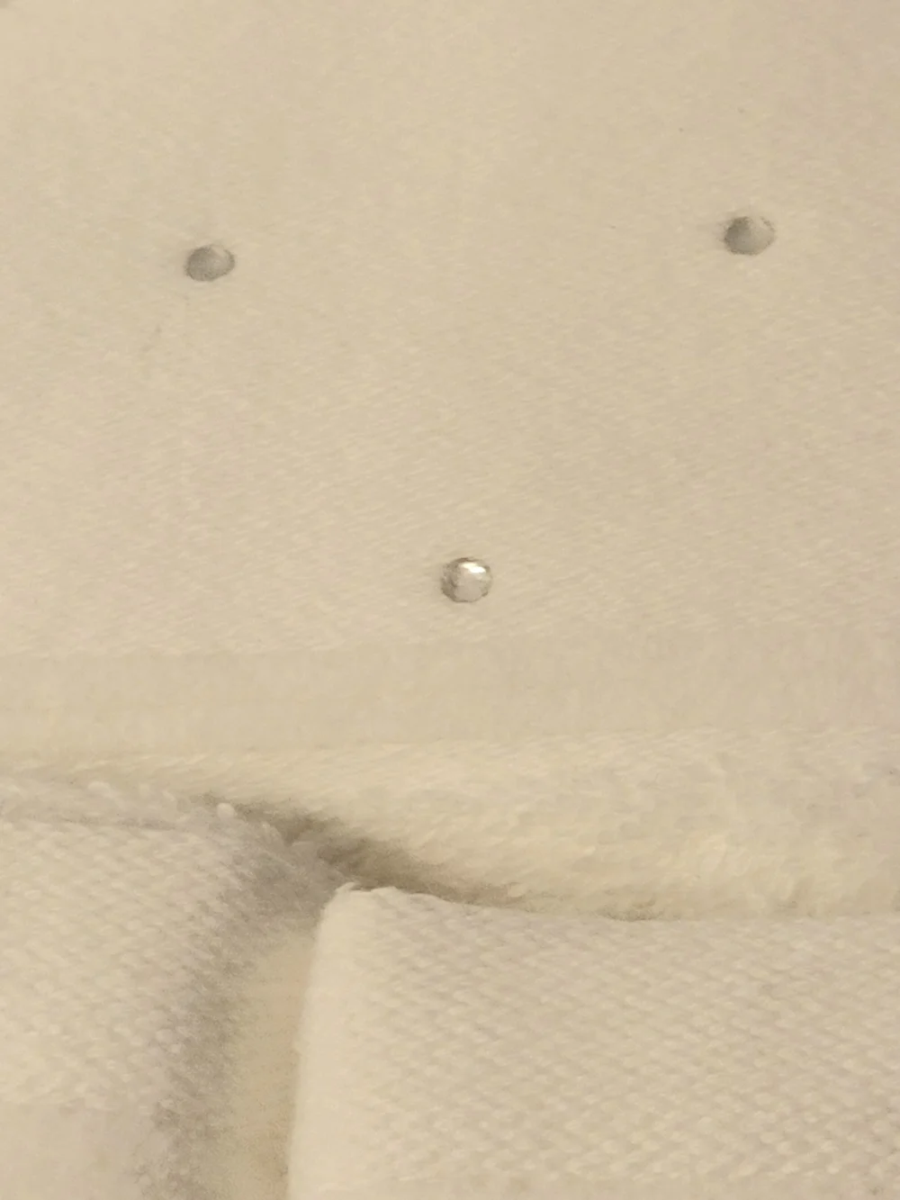 Highgate Manor 6-Piece White Crystal Embellished Towel Set NWT